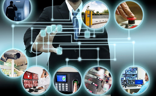 Biometric Time attendance and Access control, Payroll, HRMS software, Telephony, Asset tagging, Canteen management software, CCTV, and Sacco software.