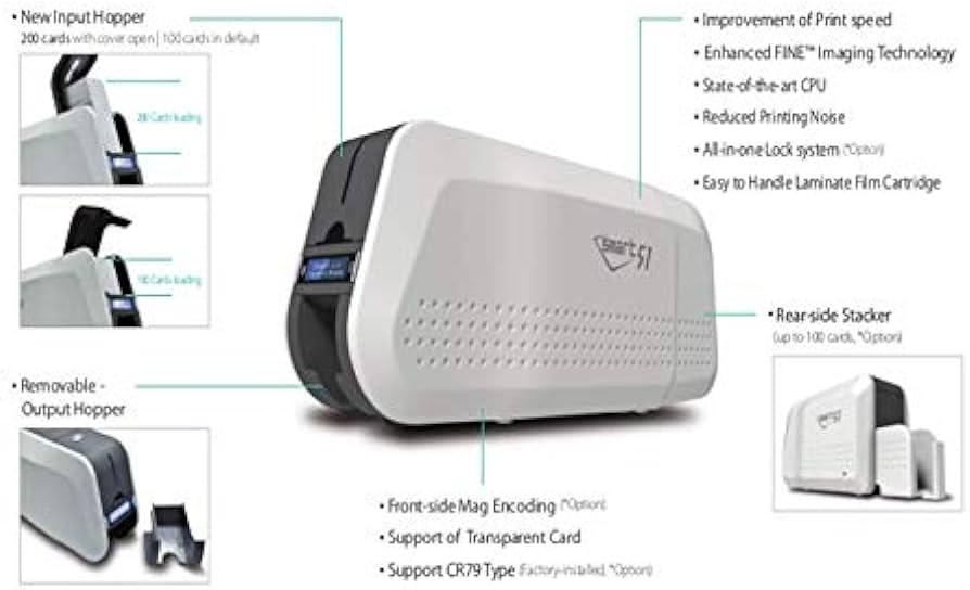 Smart 51 Dual Sided ID Card Printer