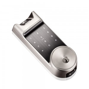 Outdoor American Deadbolt Fingerprint Sensor Biometric Bluetooth Door Lock with Touch Screen AL40B