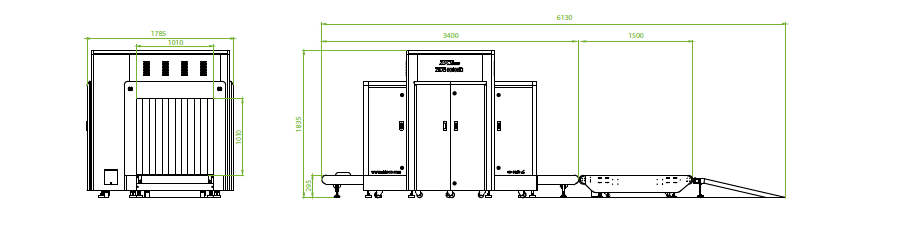 Dual View X-Ray Inspection System ZKX100100D